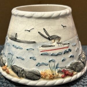 Yankee Candle Small Jar Topper -Lighthouse-Nautical Theme-Ocean
